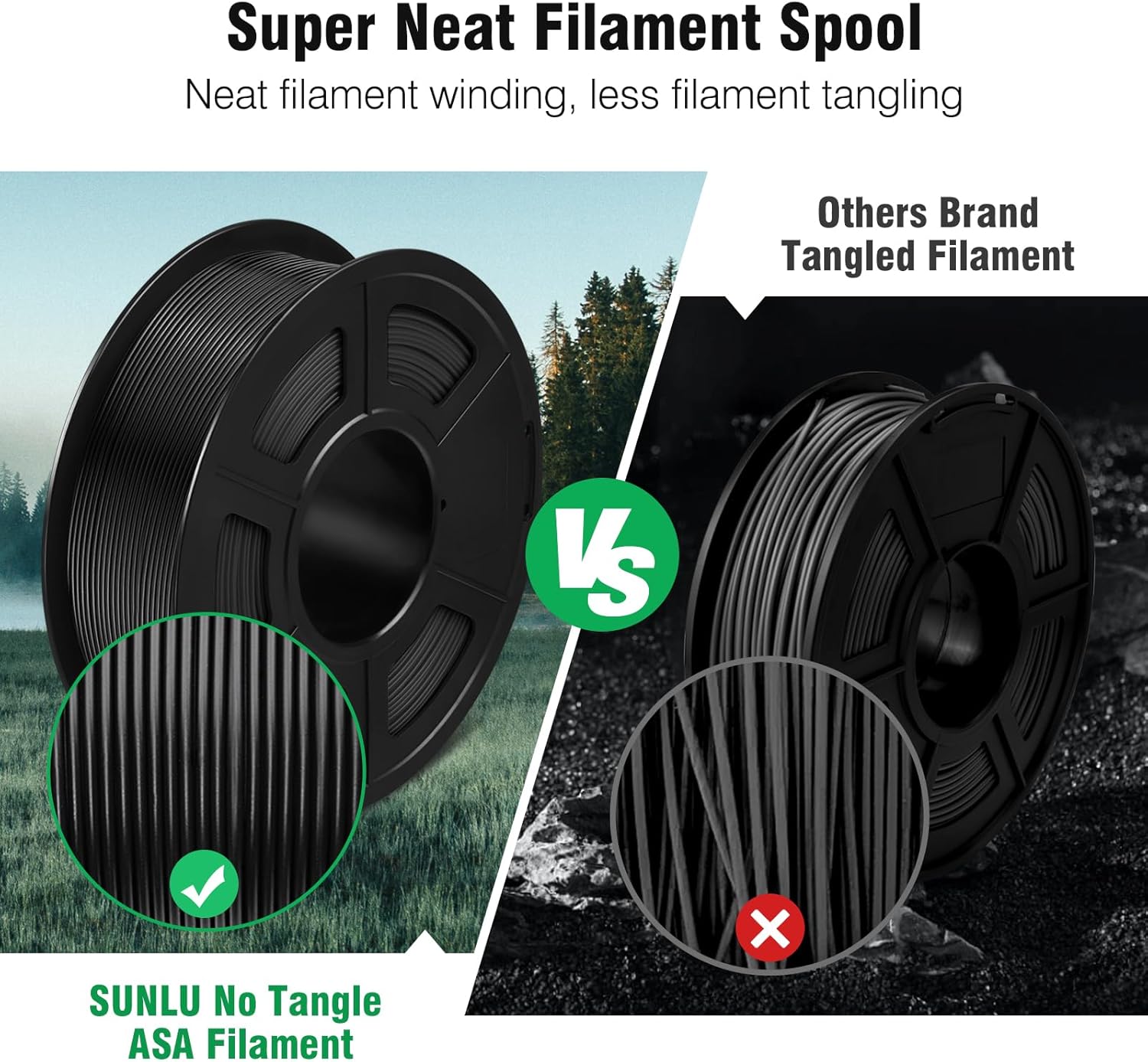 SUNLU 1KG ASA Filament 1.75mm  - Asa Filament Outdoor ulasan dan harga