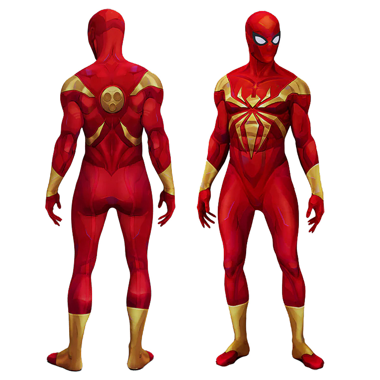 Iron Spiderman Cosplay Gold Ir - 3D Printing Gold ulasan dan harga