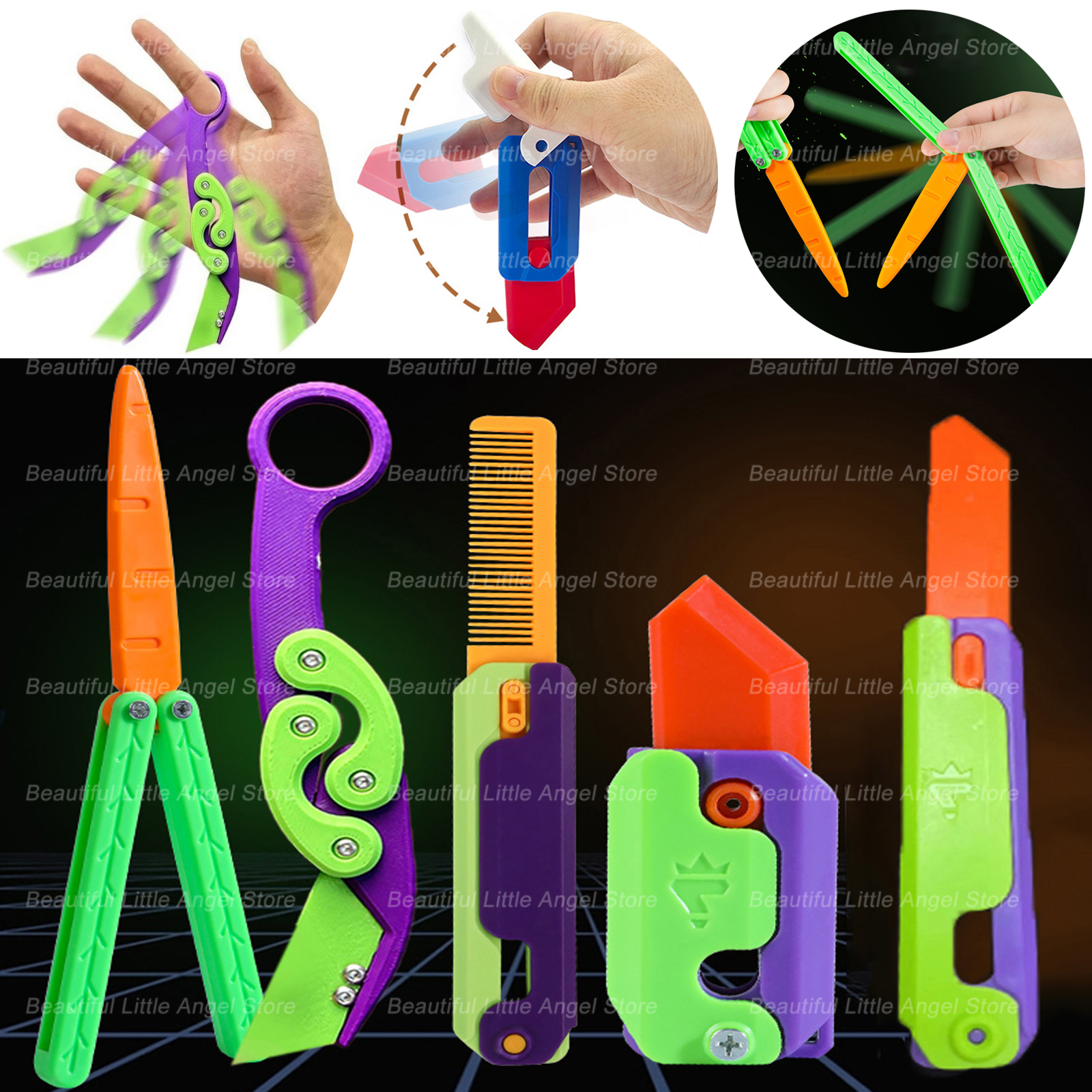 New Knife Fidget Toy 3D Printi - 3D Printing Files ulasan dan harga