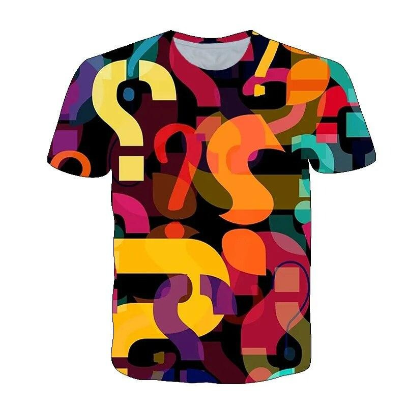Fun Question Mark T Shirt For  - 3D Printing Questions ulasan dan harga