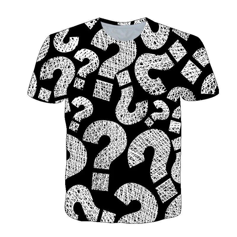 Fun Question Mark T Shirt For  - 3D Printing Questions ulasan dan harga