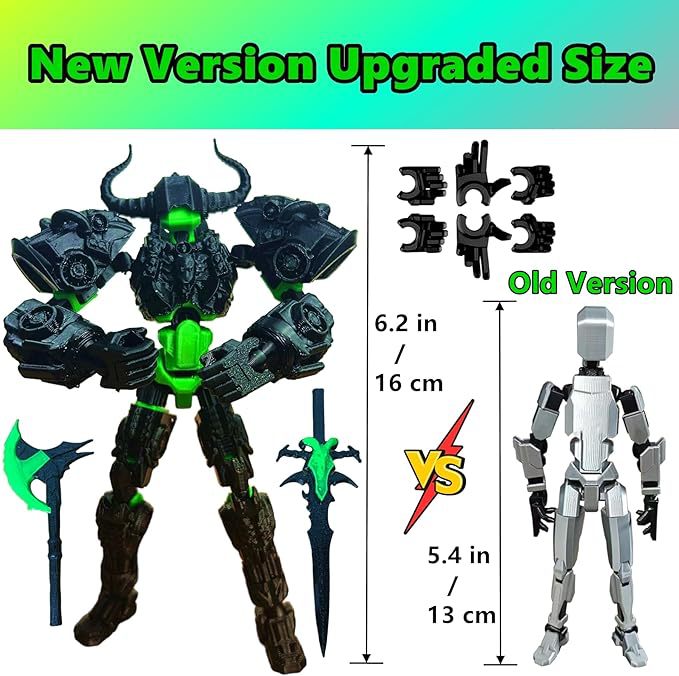 Titan 13 Action Figure,Assembl - 3D Printing Drawing ulasan dan harga