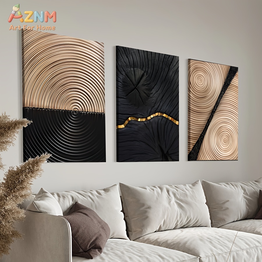 AZNM Wabi Sabi Abstract Wood G - 3D Printing Gold ulasan dan harga