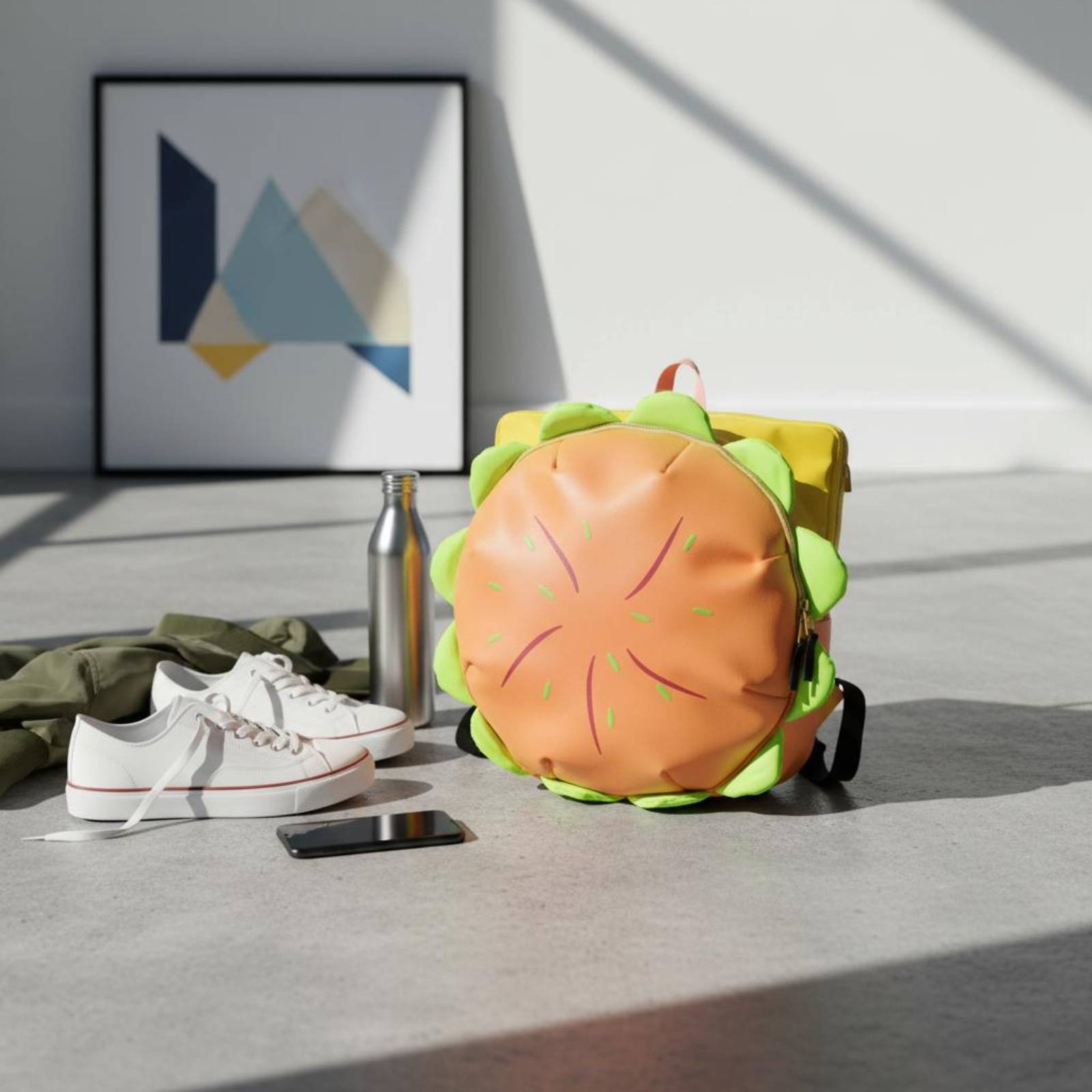Hamburger Backpack Cute Cartoo - 3D Printing Designing ulasan dan harga