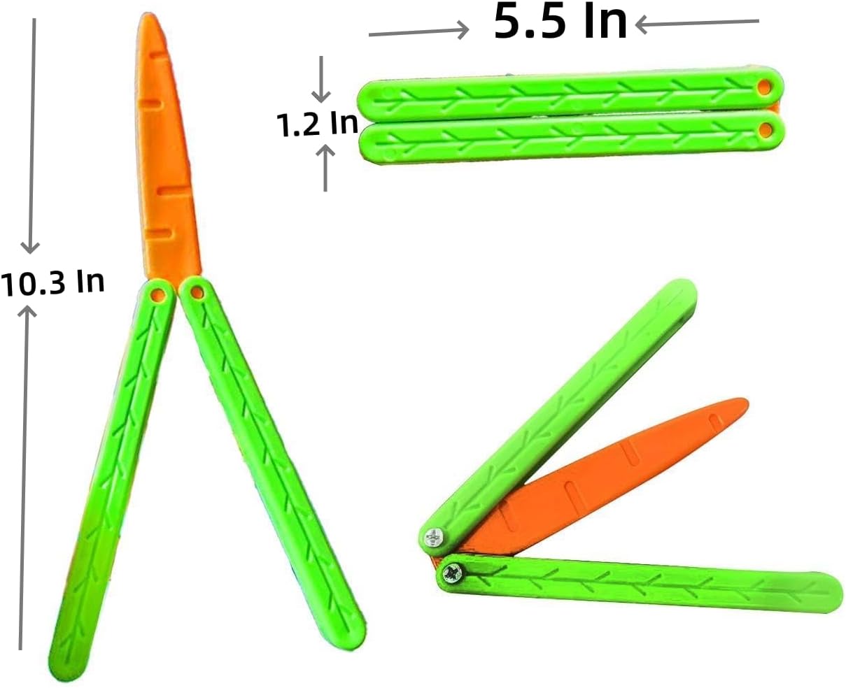 2 Pcs Carrot Butterfly Fidget  - 3D Printing Fidget Toys ulasan dan harga