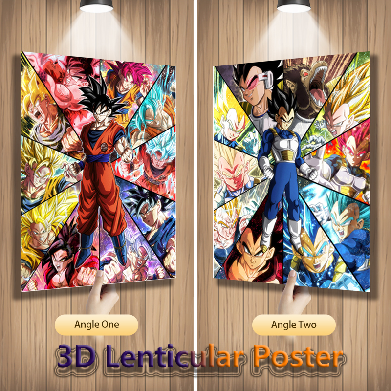 Anime 3D Lenticular Posters Fl - 3D Printing Idea ulasan dan harga