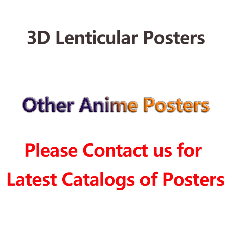 Anime 3D Lenticular Posters Fl - 3D Printing Idea ulasan dan harga