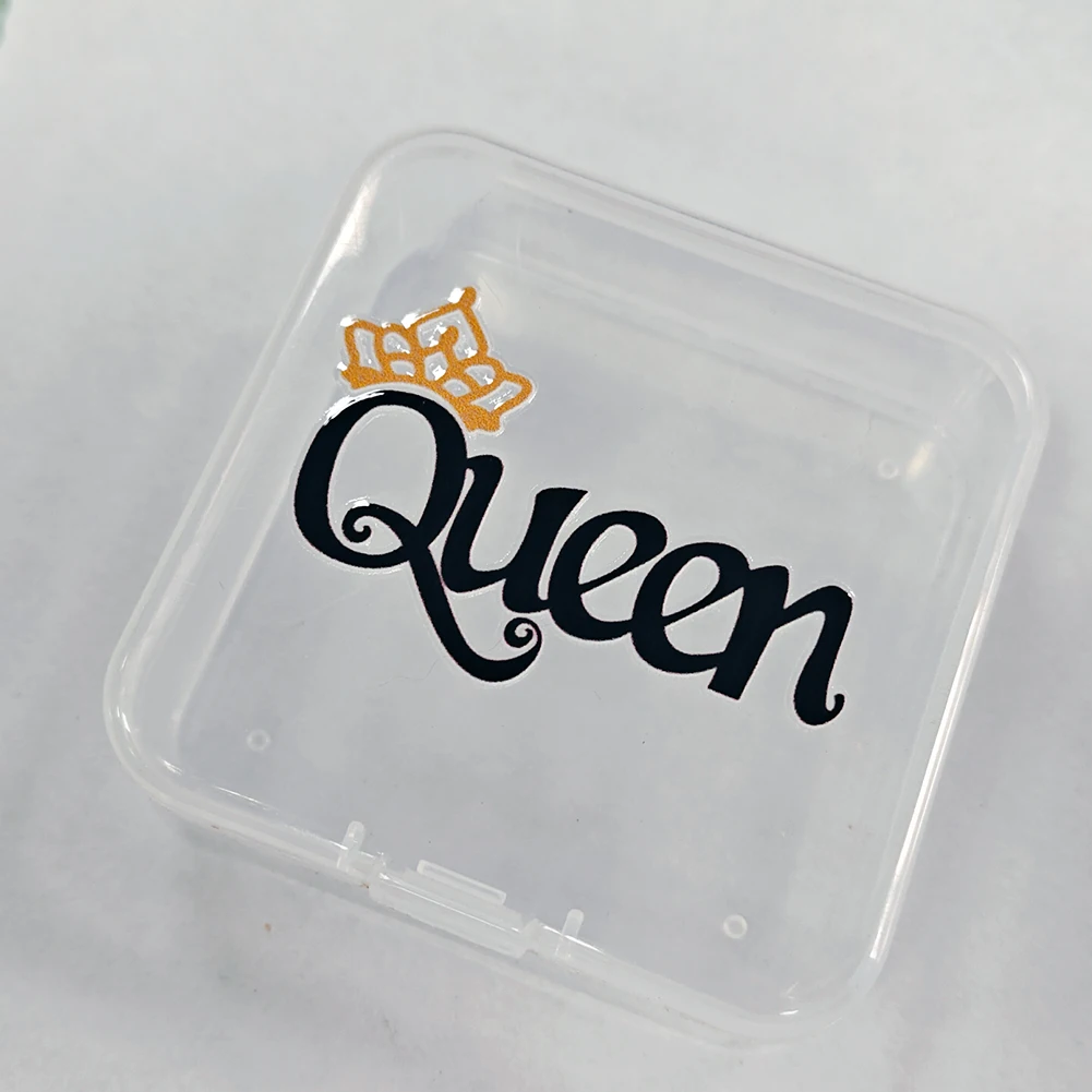 30PCS Transfer Sticker Custom  - 3D Printing Gold ulasan dan harga