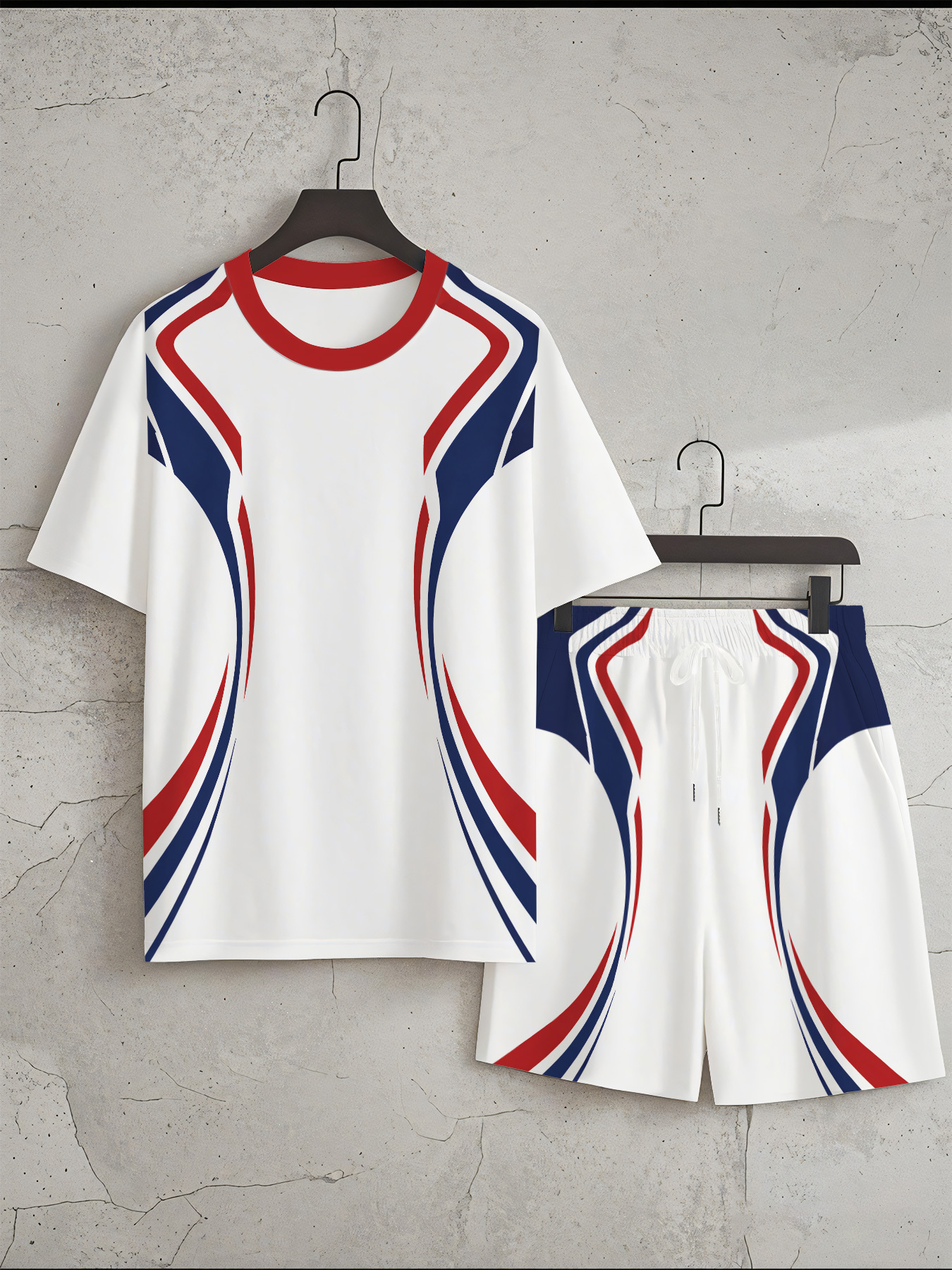2026 Summer New Men's Short-Sl - 3D Printing Designing ulasan dan harga