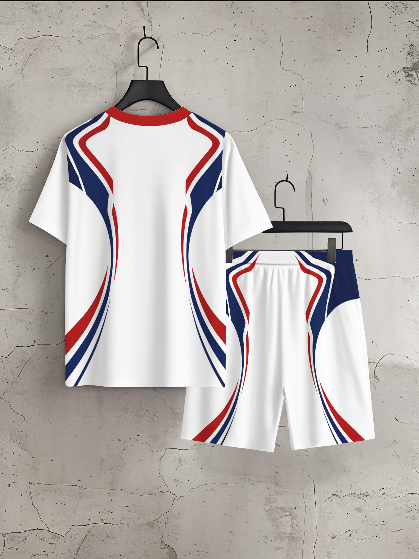 2026 Summer New Men's Short-Sl - 3D Printing Designing ulasan dan harga