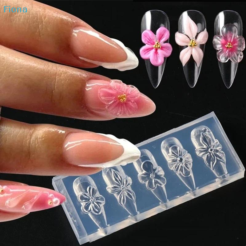 ✔3D Spring Flower Nail Silicon - 3D Printing Ptc ulasan dan harga