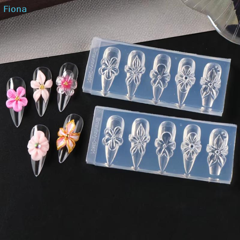 ✔3D Spring Flower Nail Silicon - 3D Printing Ptc ulasan dan harga