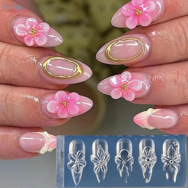 ✔3D Spring Flower Nail Silicon - 3D Printing Ptc ulasan dan harga
